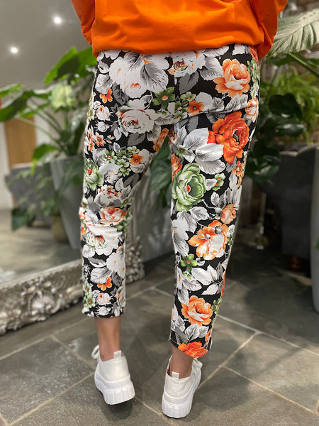 Flower print joggers on sale