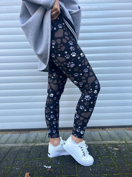 Paw print leggings 2025