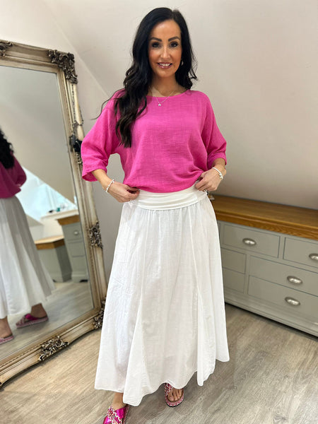 Long skirt with deals top 60