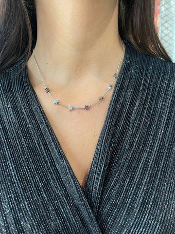 Delicate star necklace sales