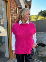 Lipstick Popcorn Knit Amanda