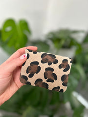 Leopard Small Leather Purse