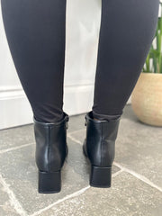 Black Chain Link Boots