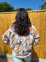 Multicolour Sketch Shirt Rachel