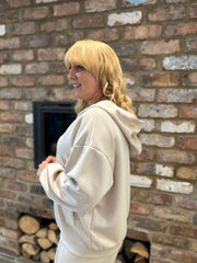 Stone Zip Up Hoodie Alice