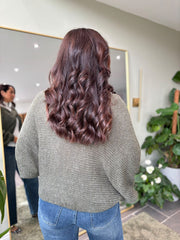 Khaki Gathered Knit Florence