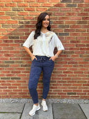 Navy Camo Magic Trousers