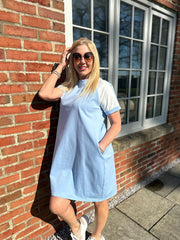 Blue Two Tone Sports Dress Olympia