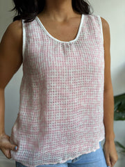 Pink Leopard Print Vest Camila