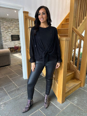 Black Mesh Top Sofia