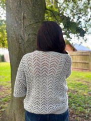 Grey Soft Chevron Knit Ensley