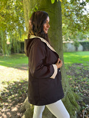 Black Hooded Jacket Hannah