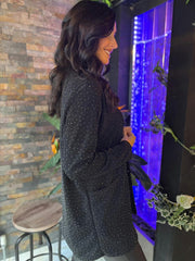 Black Diamante Shimmer Jacket Hazel