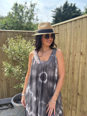 Chocolate Tie Dye Dress Krystal