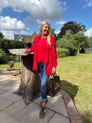 Red Super Soft Round Neck