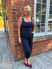 Navy Smooth Double Layered Vest Saylor
