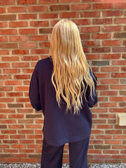 Navy Soft Comfort Sweatshirt Esme