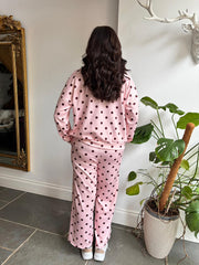 Pink Polka Dot Tracksuit Darla