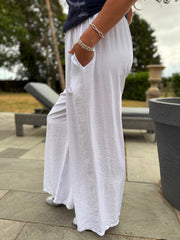White Tina Trousers