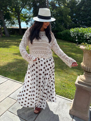Stone Crochet Patterned Jumper Stephanie