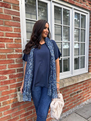 Navy Basic Tee Shirley