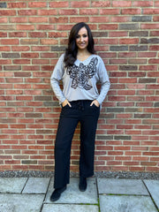 Black Wide Leg Magic Trousers