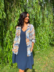 Multicolour Sketch Blouse Rachel