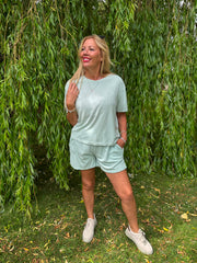 Mint Soft Towelling Set Adriana