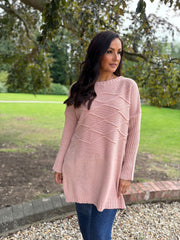 Rose Wave Detail Knit Darcie