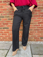 Black Wide Leg Magic Trousers