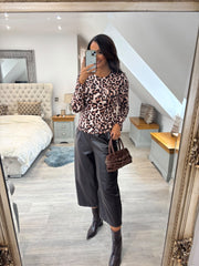 Animal Print Top Amelia