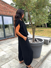 Black Two Piece Trouser Set Sara