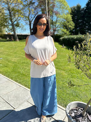 Stone Cold Shoulder Top Orla