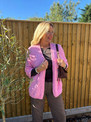 Pink Edge Top Edge Cardi Lynn