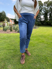 Denim Look Trousers Isla