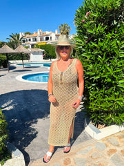 Gold Lurex Cover Up Alana