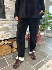 Black Chenille Trudie Set