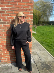 Black Leisure Set Sloane