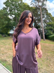 Grape Shimmer Tee Aubrey