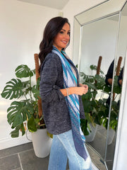 Navy Marl Two Piece Fine Knit Danni