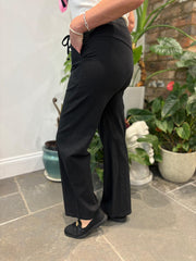Black Straight Leg Pocket Front Magics
