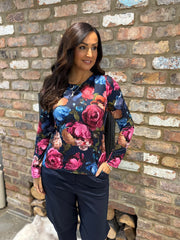Multicolour Floral Print Top Amelia