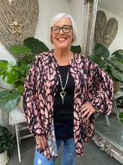 Printed Button Blouse Danielle