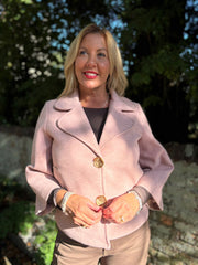 Pink Gold Buttoned Jacket Vanessa