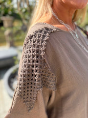 Mocha Sequin Star Co-Ord Taryn