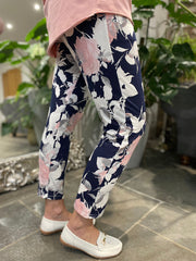 Rose print joggers hotsell