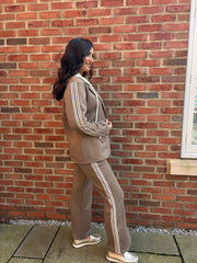Mocha Trouser Suit Celine