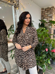 Natural Leopard Tunic Gloria