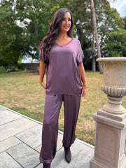 Grape Shimmer Tee Aubrey