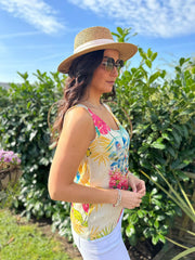 Multicolour Santorini Shimmer Vest Elaina